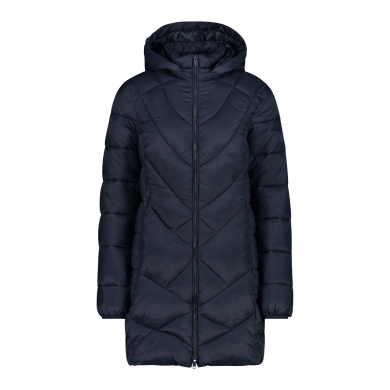 CMP Winter Coat Parka Snaps Hood (3M Thinsulate Padding, warm) dark blue Women